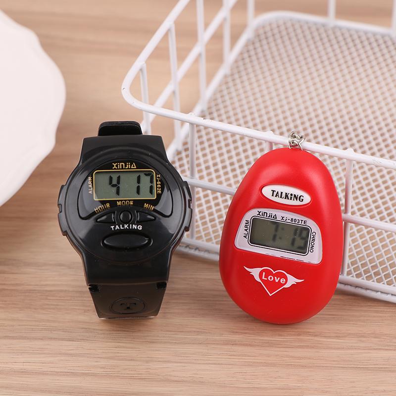 A Talking Clock That Speaking The Time In English Digital Alarm Clock For The Blind, Elders Or Children Time Reporting Chime