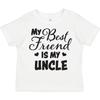 Inktastic My Best Friend Is My Uncle With Hearts Toddler T-Shirt Family Child