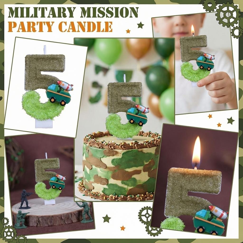 Fashion Cartoon Creative Birthday Candles Party Digital Candles