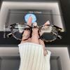 Vintage Round Glasses Women Men Brand Oval Retro Eyeglasses Frame Male Clear Lens Unisex Outdoor Transparent Lens