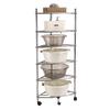 Yingbang Multi-layer Bathroom Storage Shelf with Wheels