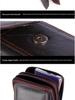 Multifunktionale Crossbody- und Hüfttasche für Herren - Handy- und Münzhalter aus Rindsleder