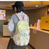 Cute Bear Schoolbag Female Junior High School Student New Backpack Sweet Versatile Backpack Female