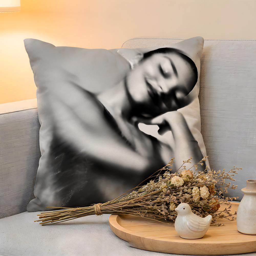 Cushion Cover Linen SkinFriendly Soft Decorative Case for Sofa Home Decor Singer OOlivia Dean Pillow Cover