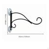 Wrought Metal Avian Feeder Hanger Drill Installation Double Suction Cup Wall Bracket Simple Lines