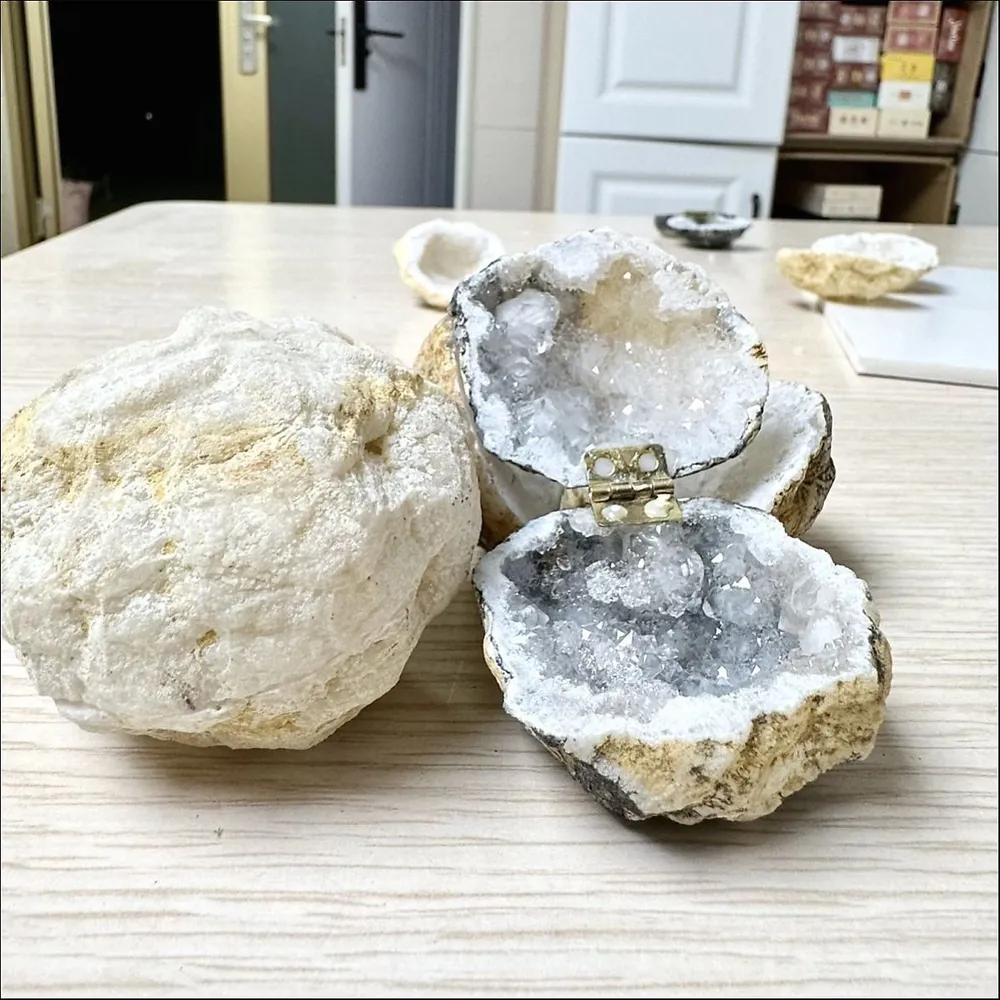 Moroccan crystal ring box 5-6cm