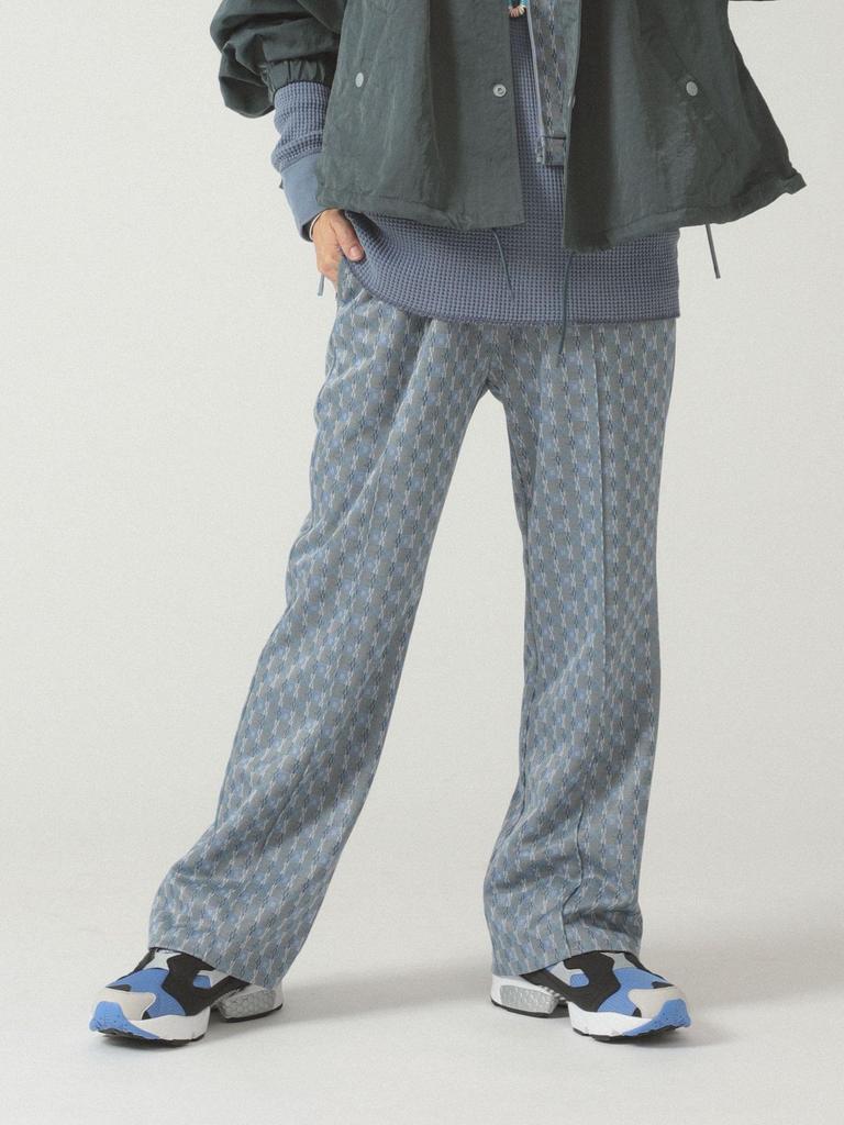 Beams Boy Women's Polyester Jacquard Work Pants, Navy, 0, 13240454458