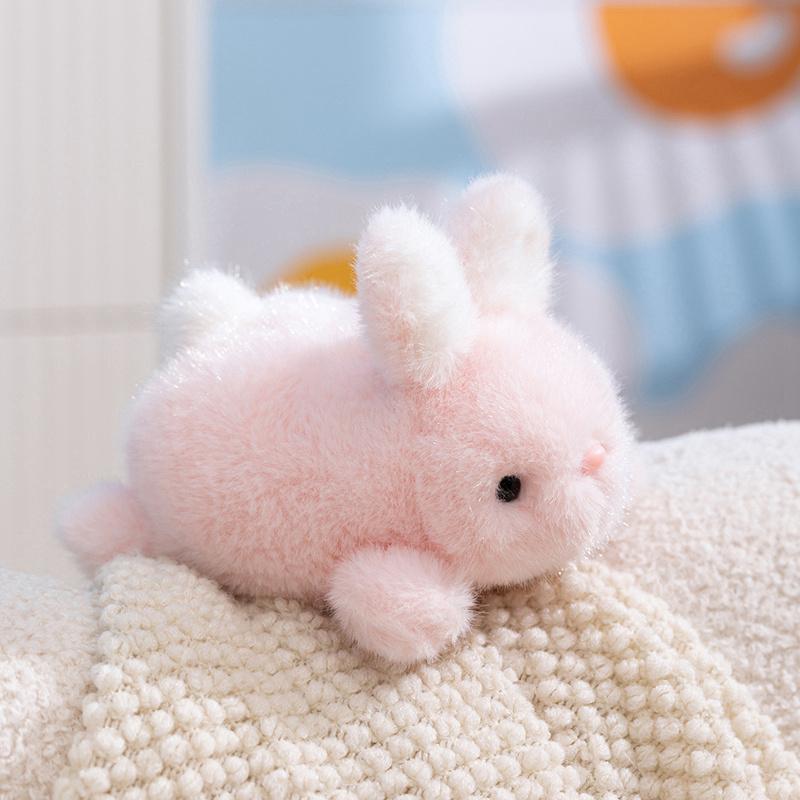 Liebes Kleines Tier Gute Freunde Serie Plüschtiere Flauschiges Liegendes Kaninchen Panda Pinguin Faultier Schweinchen Puppe Mini Schreibtisch Haustiere