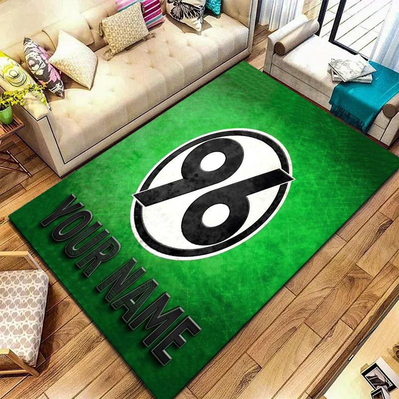 Hannover 96 Custom Name Carpet Rug for Living Room Bedroom Home Sofa Decoration,Kids play Non-slip Floor Mat