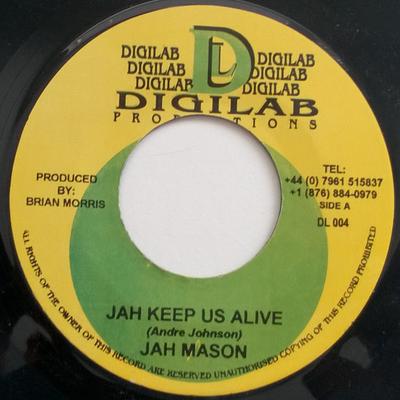 7inch Record JAH MASON / JAHMALI - Jah Keep Us Alive / Jah Is Here DL004 Digilab Product Jamaica Reggae, Ska & Dub Used