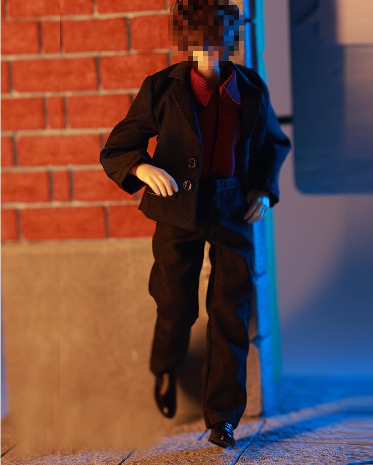 HAMRETHYPPZ Cute Set, 112 Scale Male and Female Clothing, Casual Set, Dress Up Your 112 Scale Scale Figures with Men's Suit, Banquet Suit, and Ball