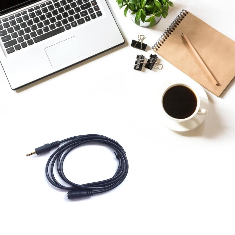 3.5mm Male to Female Extender Cord Headphone Cable Audios Stereo Auxiliary Cable for PC 3.5mm Male to 3.5mm Female Cord