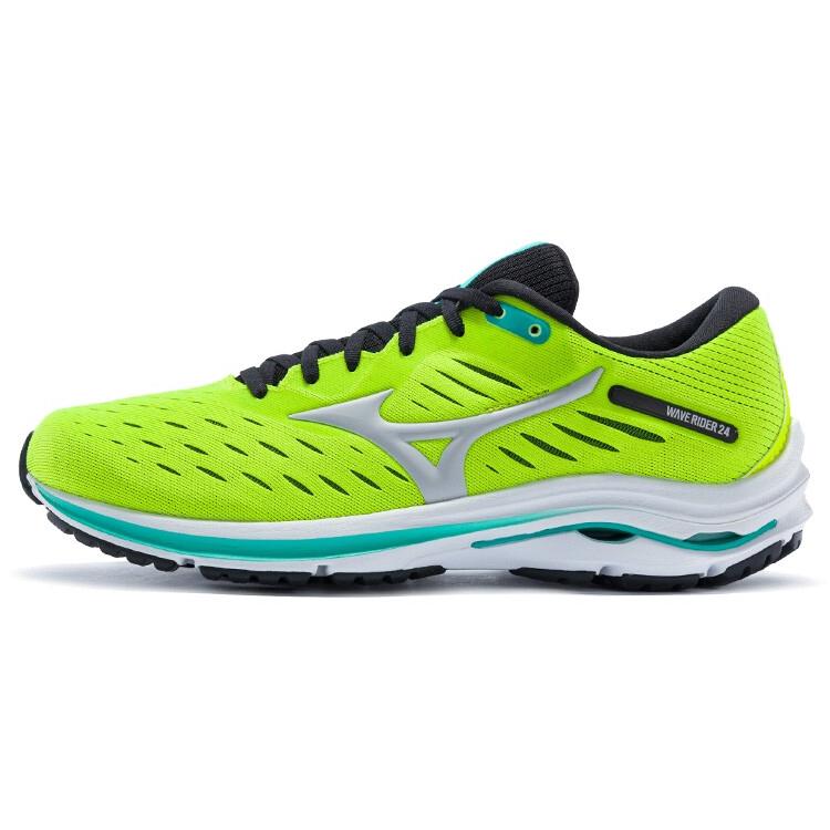 

Mizuno Rider 24 Neon green Yellow White J1GC200355 42