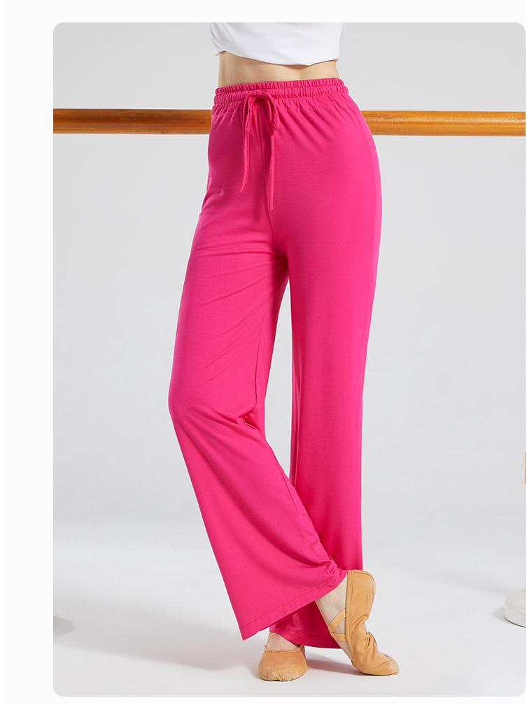 Modal Cloud High Waist Wide Leg Tanz- & Yogahose - Elastischer Drapierfall für Moderne & Klassische Stile