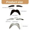 Mustaches and Eyebrows Cosplay Costume Accessories for Halloween Christmas, Self Adhesive Eyebrows and Beard Mustaches