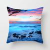 Sunset Sunset Beach Scenery Printed Pillow Cover Sofa Decoration Car Office Seat Cushion Cover Room Home Decor Pillow Cover