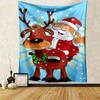Beach Blanket Living Room Decoration Bedroom Background Cloth Santa Red Riding Hood Gnome Cute Tapestry Wall Hanging