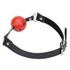 Female Blowjob Toy Sex Slave Silicone Gag Ball BDSM Bondage Restraints Open Mouth Breathable Sex Ball Harness Strap for Women