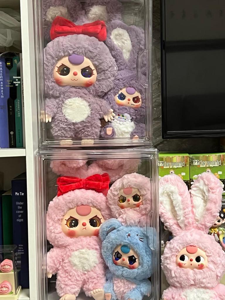 LABUBU ZIMOMO Archangel Acrylic Display Box with Magnetic Door