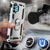 Coque de protection rigide avec anneau support pour Samsung Galaxy A32 5G - PROSHOP - Argenté