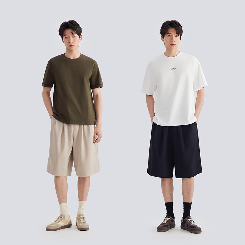 GXG Men's Drawstring Loose Straight Casual Shorts