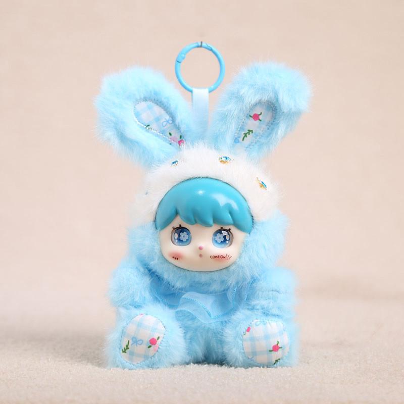 Plush Rabbit Doll Keychain With Pp Cotton Filling For Girls And Women