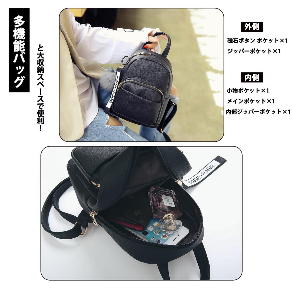 SURCHAR Stylish and Cute Mini Backpack for Simple and Gray Women's Backpack, Adults, Stylish,
