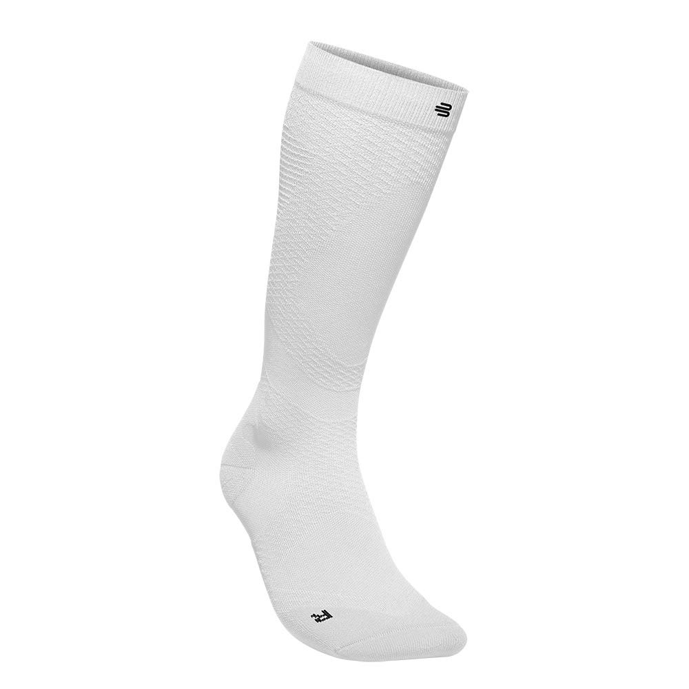 BAUERFEIND Run Ultralight Compression Size S Socks, Women's White, (Sizes 41-43 (26.0-27.5))