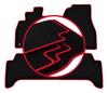Velour Floor Mats with Red Edge For: Toyota Land Cruiser J100 Off-road (1998-2007)