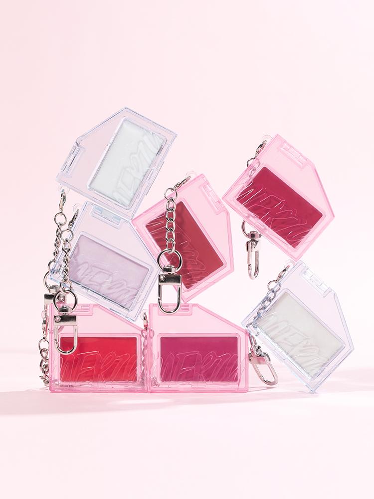 Merzy Lets Wearing Lip & Cheek Keyring - 01 Apple Red