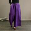 Striped Wide-leg Pants Women's Slimming Casual Straight Leg Nine-point Pants Summer