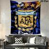Argentina Wall Tapestry Aesthetic Wall Hanging Printed Fabric Blanket Decorative Tapestries for Bedroom Living Room Home Decor