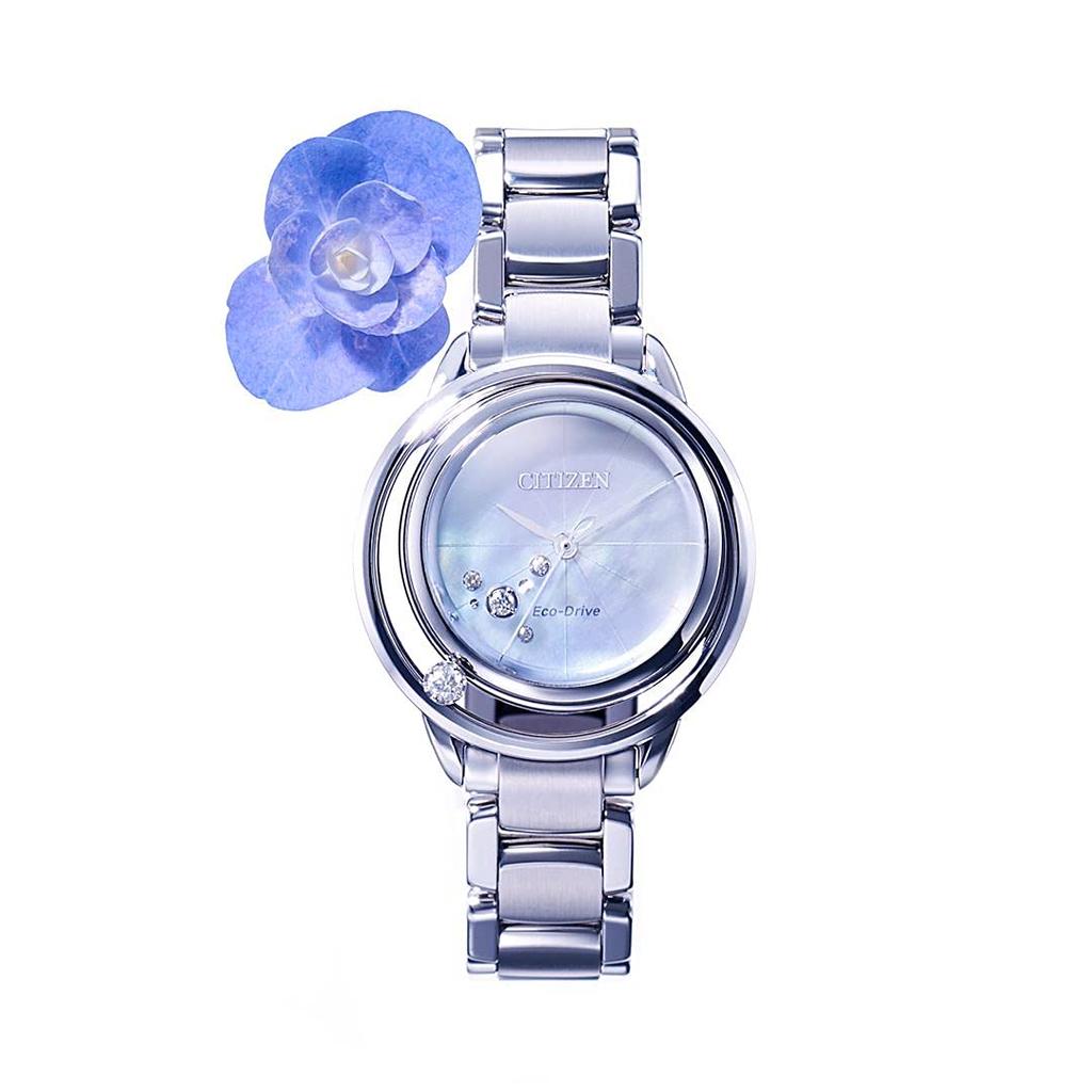 Citizen El Wristwatch Silver Eco-Drive EM0338-88D