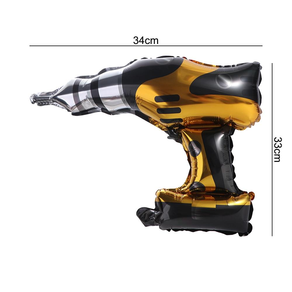 Cartoon Electric Screwdriver Balloon Aluminum Film Hand Holding Balloon  Father's