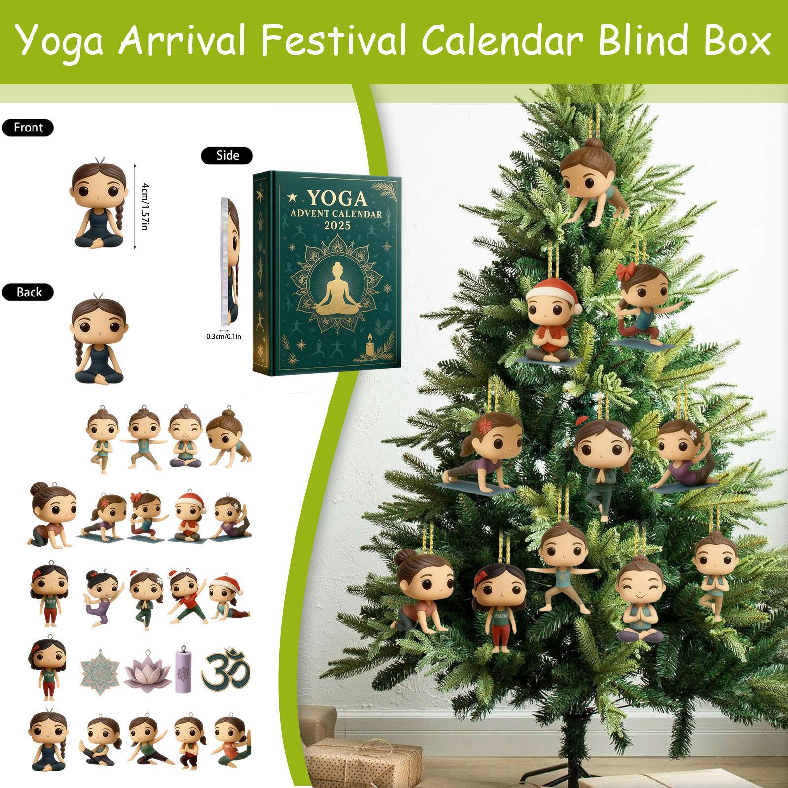 

Коробка Адвент-календаря йоги One Size