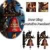 Resin Material Farm-Inspired Hanging Decor Wall-Mounted Rustic Metal Hanging Bells  Door Corridor