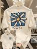 2026 Summer Unisexs Heavyweight Shortsleeve Tshirt Japanese Korean Streetwear Style Full Of Vintage Charm Unisexs T Shirt