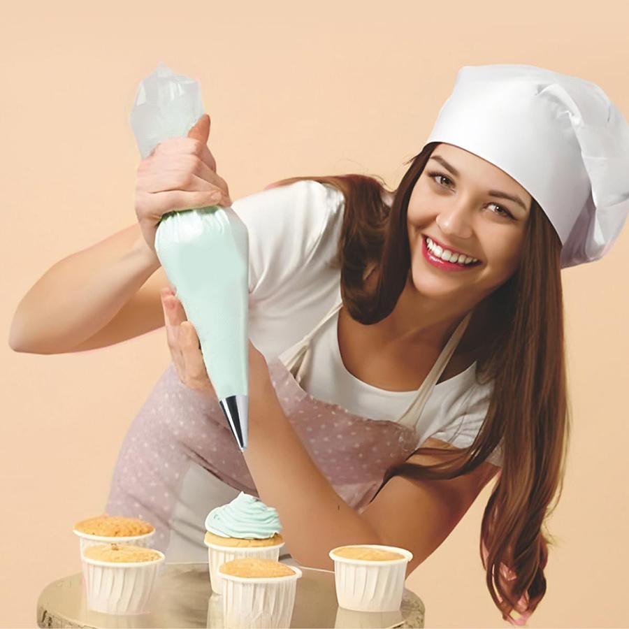 100pcs Piping Bags Disposable, Large Pastry Bags, Frosting Bags, Cake Decorating Bags, Decorating Bags Large Piping Bags JXB