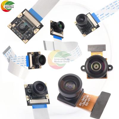 For Raspberry Pi 3/4 Generation 3B+ Camera Module 5 Million Pixel 160 Degree Ultra Wide-angle Lens Dvp Interface for ESP32