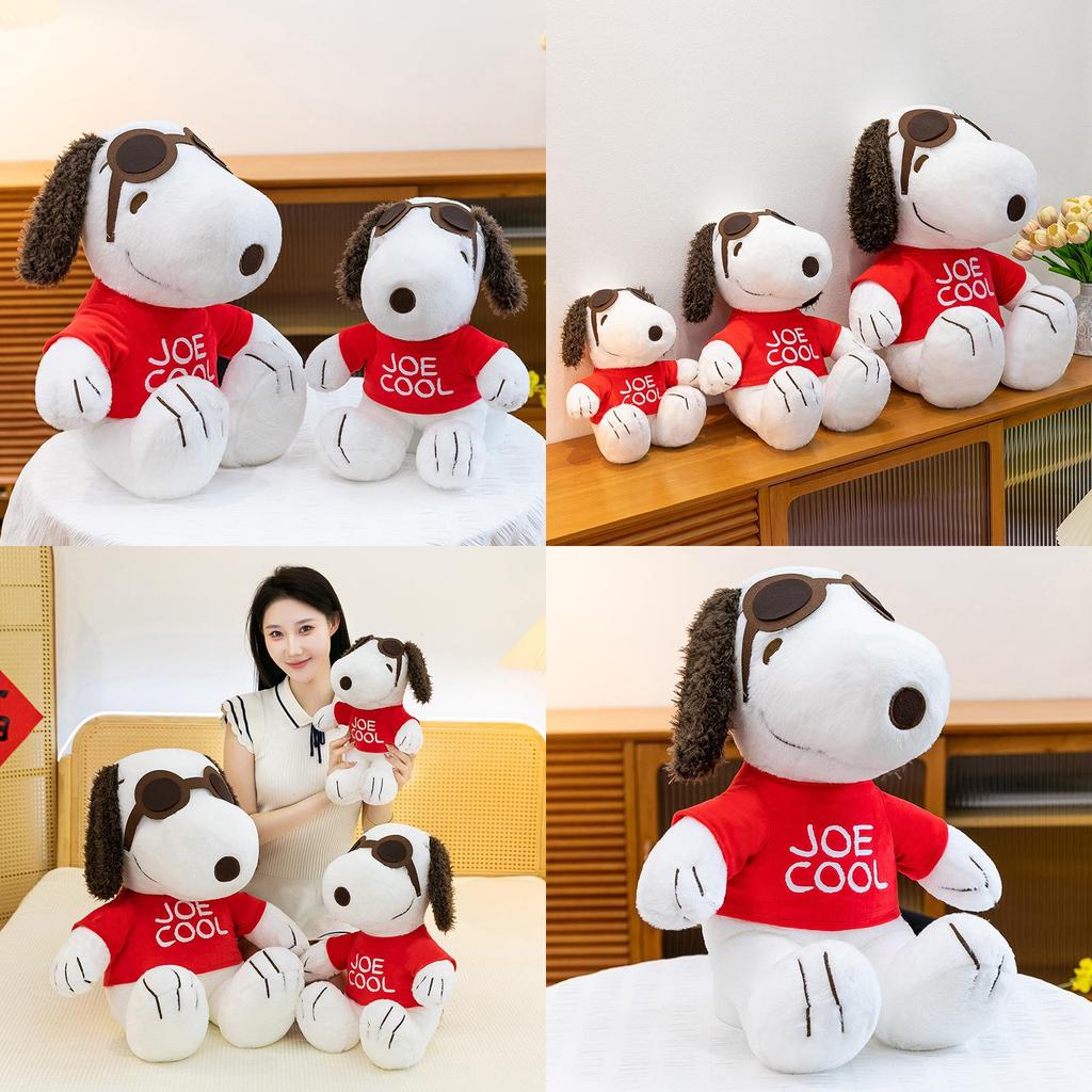 Snoopy Plüschtier, Hundefigur, weiches Stofftier, Geschenk für Kinder