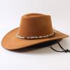 Popolare cappello western da cowboy a tesa larga classico europeo e americano per uomo e donna moda outdoor cappello da cowboy anti-sole cappello jazz