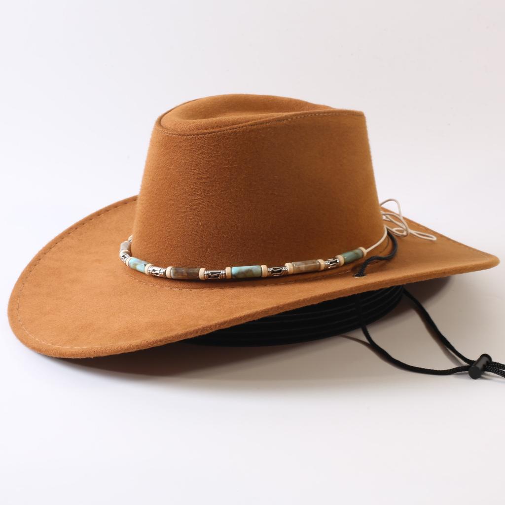 Popolare cappello western da cowboy a tesa larga classico europeo e americano per uomo e donna moda outdoor cappello da cowboy anti-sole cappello jazz