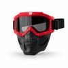 Verstellbare atmungsaktive Motocross-Maske Wind-Staubdichte Helm-kompatible Brille für Wüsten-Skiing Radfahren Outdoor-Sportarten2