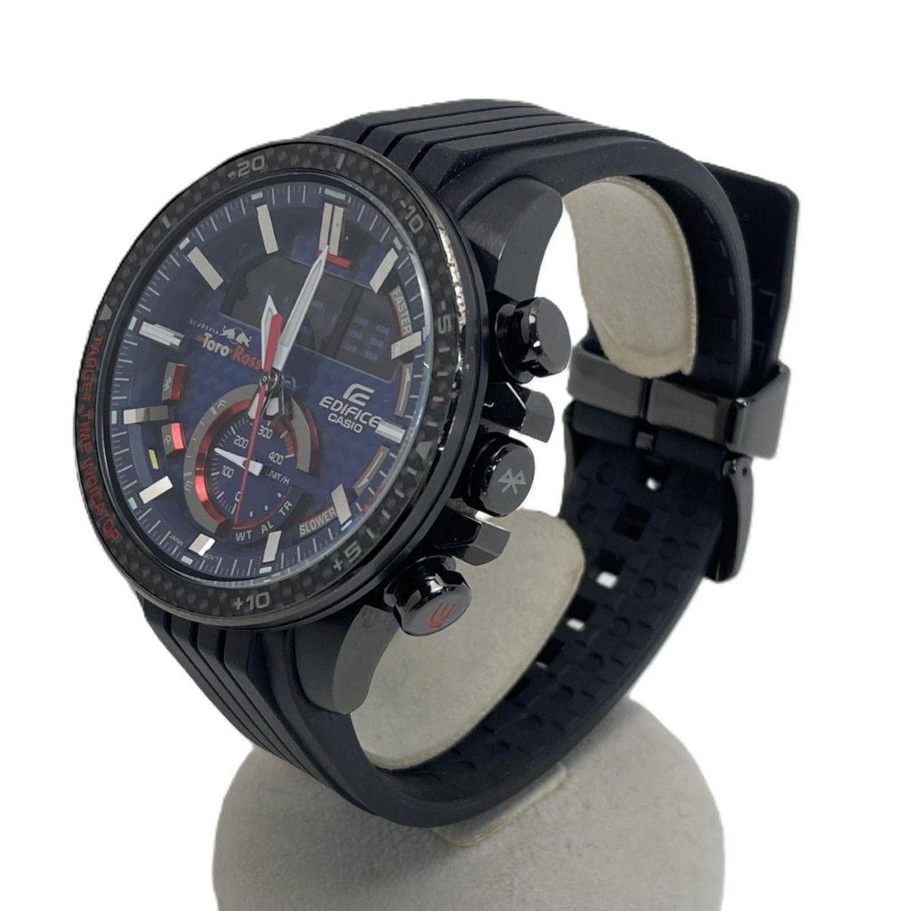 Used CASIO Edifice Toro Rosso Limited Edition ECB-800TR-2AJR Solar Men's Watch