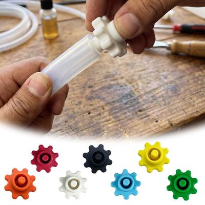 Tubo de Silicone - Plugue de Boca de Mangueira de Silicone Prático para Uso em Cervejaria Caseira, Laboratório e Aquário