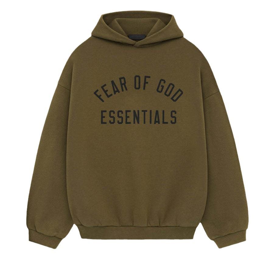 2024FW Essentials Geprägter Schwerer Fleece-Hoodie