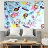 Custom Name Gabby’s Dollhouse Print Tapestry, Backdrop, Easy Setup, Ideal for Bedroom, Office & Living Room, with Aesthetic Wall Hanging Decor.