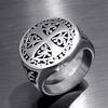 Cross Ring European and American Believer Missionary Ring Men's Ring