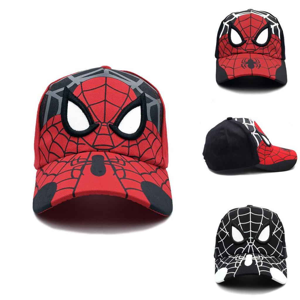 Spider-Man Kinder Baumwoll Baseballkappe mit Stickerei Sonnenhut für Outdoor-Spiel und Sonnenschutz