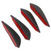 4pcs Front Bumper   Knife Spoiler Modification   Diffuser PVC Paste Type